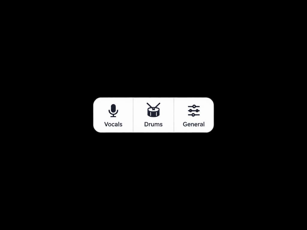 Vocals, drums, or general