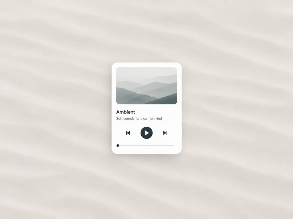 Describing soft piano or ambient music
