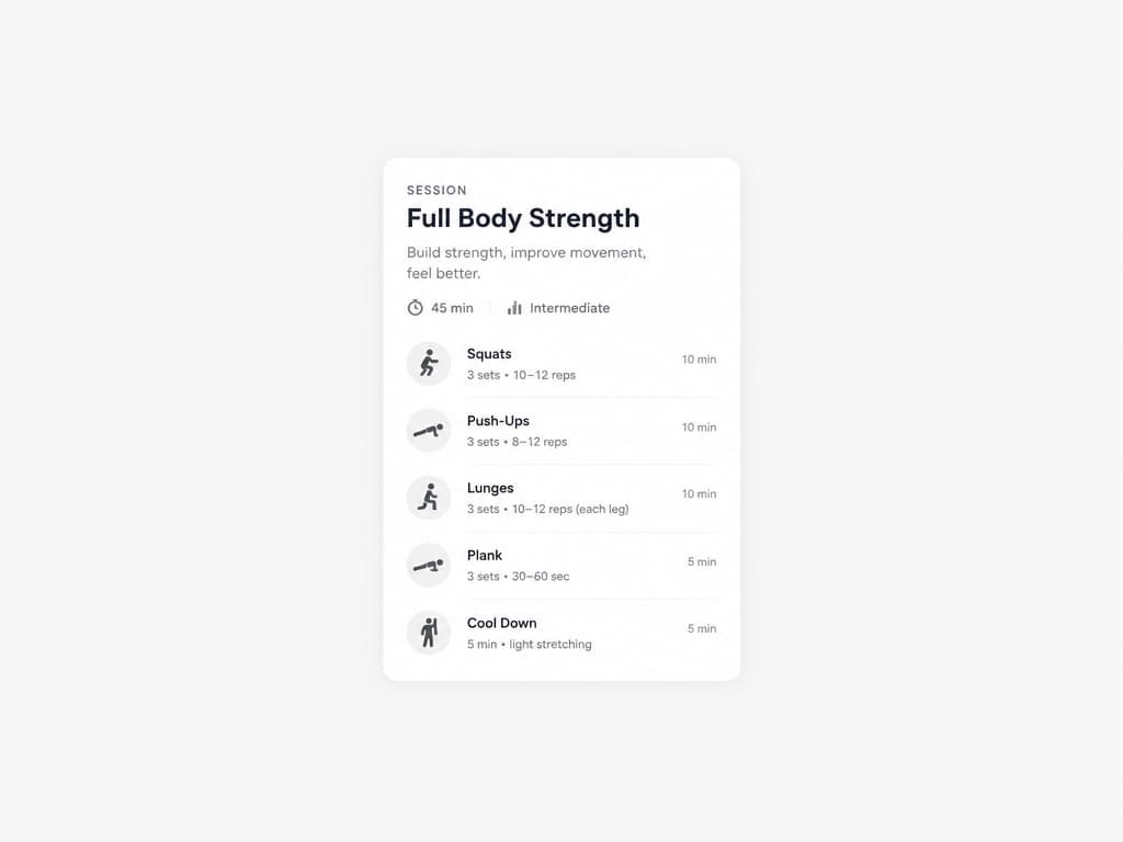 Describing the workout this track is for