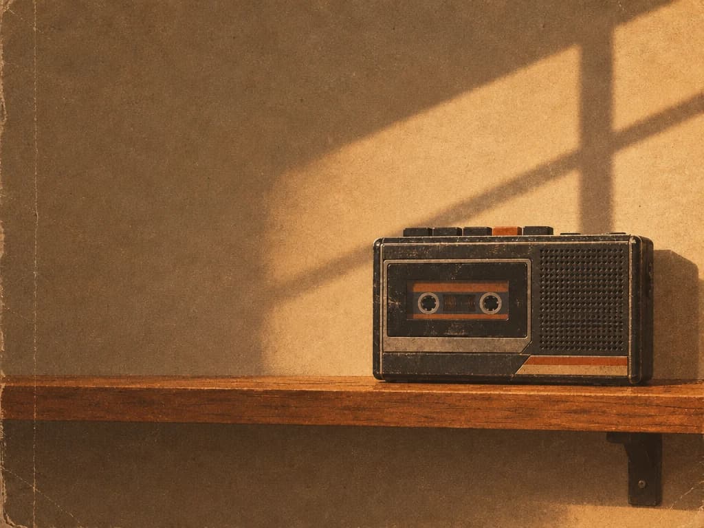 Cassette-style cover for a lo-fi study beat