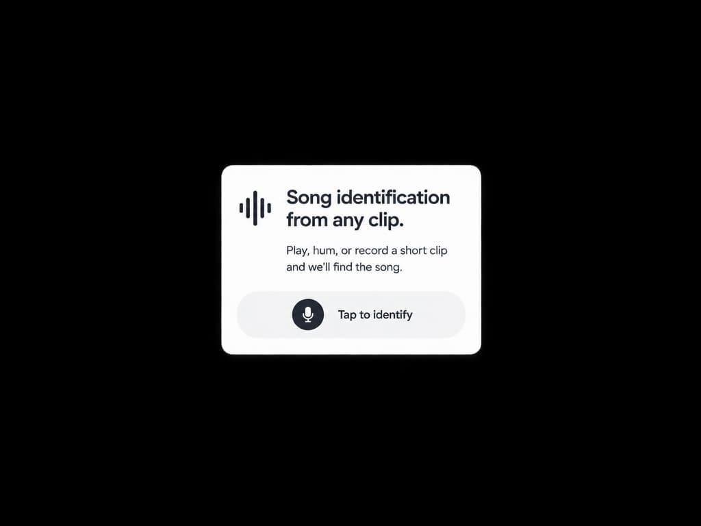 Song identification from any clip