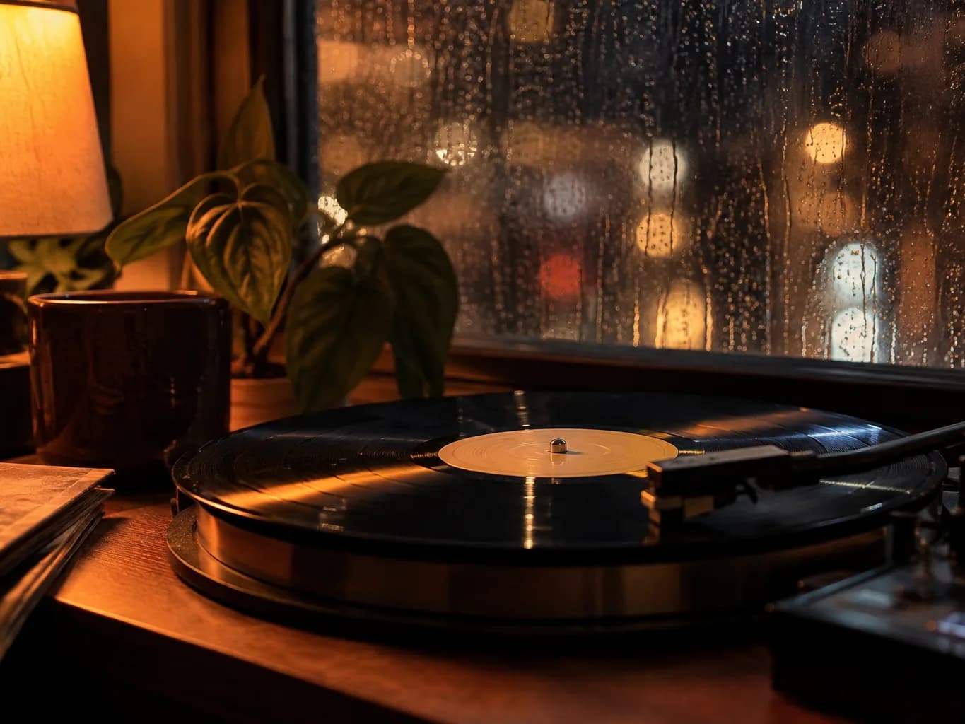 レコードのパチパチ、雨音、テープの揺れがすべてのビートに