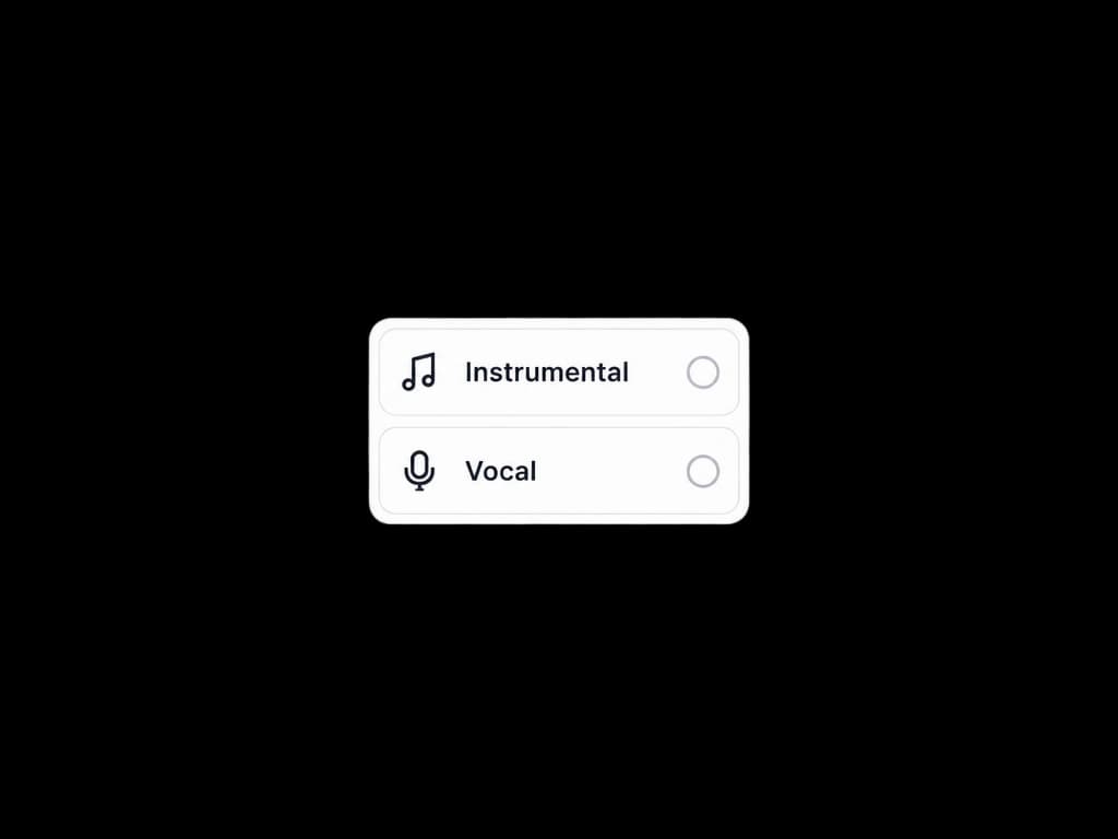 Instrumental or vocal