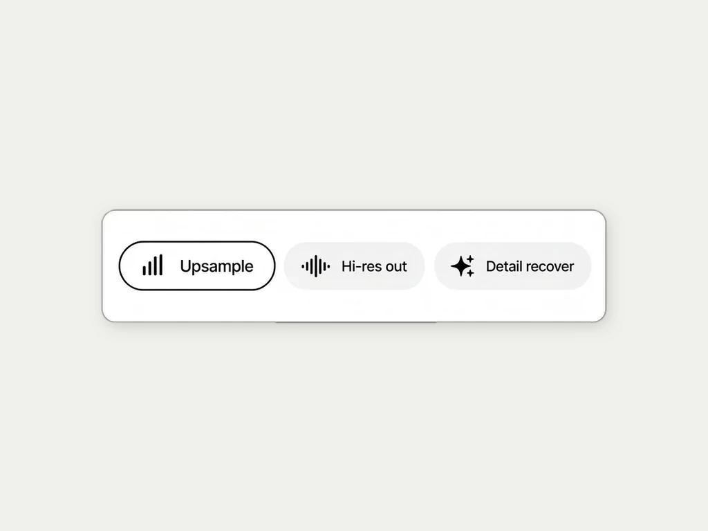 Upscale lossy and low-bitrate sources