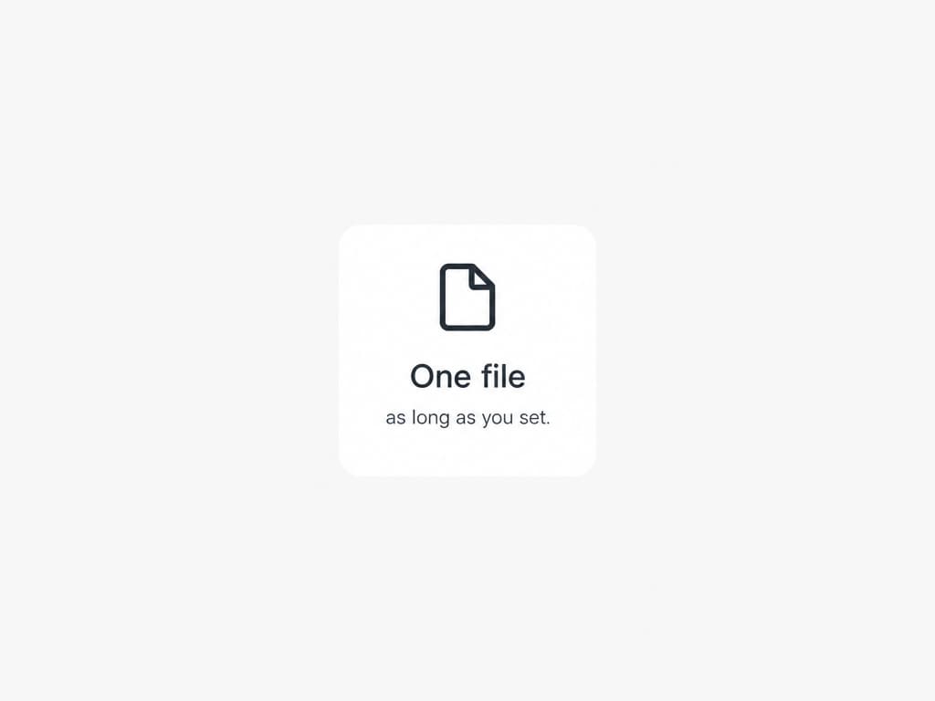 One study track at a length you set
