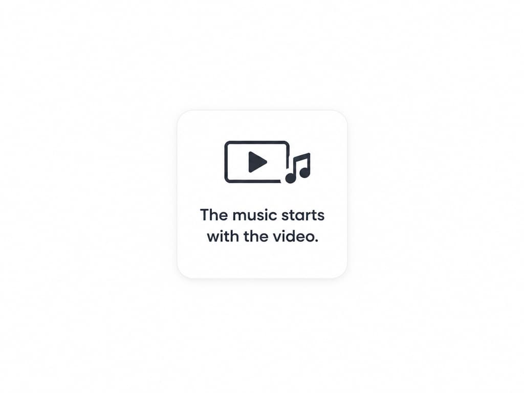 A TikTok clip that needs music from the first moment